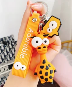 Animal-Shaped Funny Toys Car Keychain