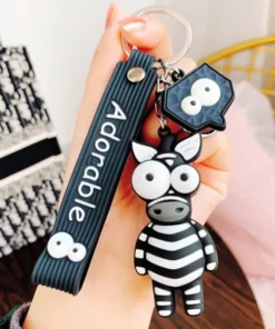 Animal-Shaped Funny Toys Car Keychain