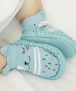 Lovable Soft Leather Sole Baby Shoes Socks For Infants & Toddlers