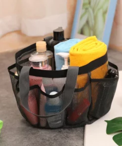 Mesh Beach Bag For Snacks, Drinks, And Toiletries