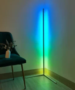 Color-Changing LED RGB Floor Lamp With Wireless Control