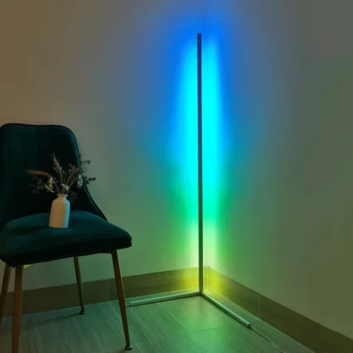 Color-Changing LED RGB Floor Lamp With Wireless Control