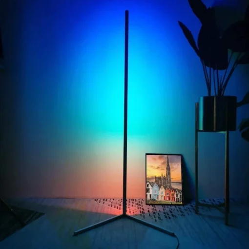 Color-Changing LED RGB Floor Lamp With Wireless Control