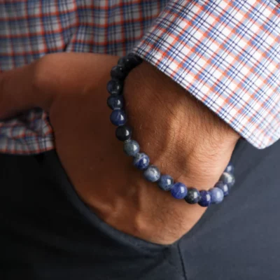 Healing Sodalite Bracelet Stone Jewelry