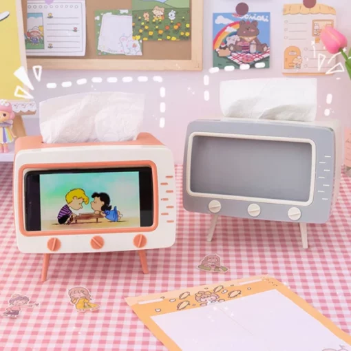 2-in-1 Phone Stand & Tissue Storage Box