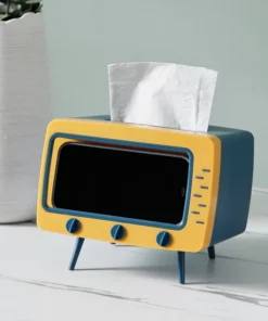 2-in-1 Phone Stand & Tissue Storage Box