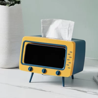 2-in-1 Phone Stand & Tissue Storage Box