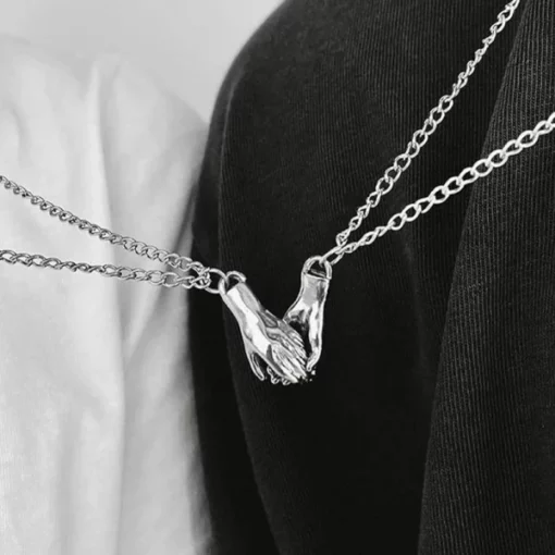 Hold Hands Couple Necklace