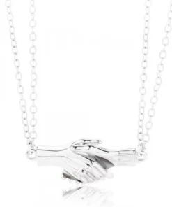 Hold Hands Couple Necklace