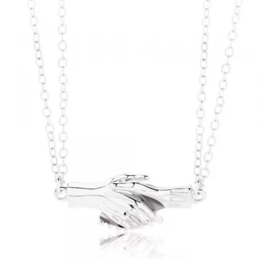 Hold Hands Couple Necklace