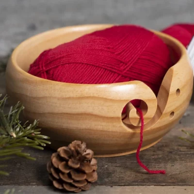 Wooden Yarn Bowl