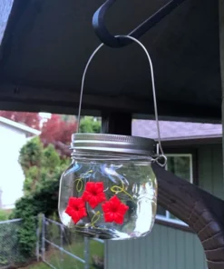 Hummingbird Feeder Plastic Flower Bird Feeder