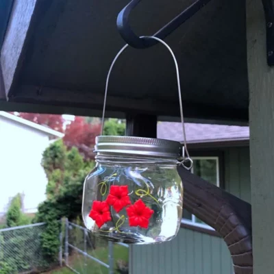 Hummingbird Feeder Plastic Flower Bird Feeder