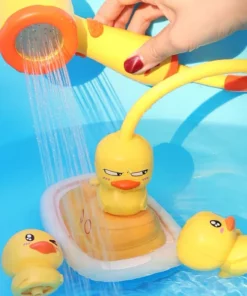 Electric Duck Boat Spray Bath Toy