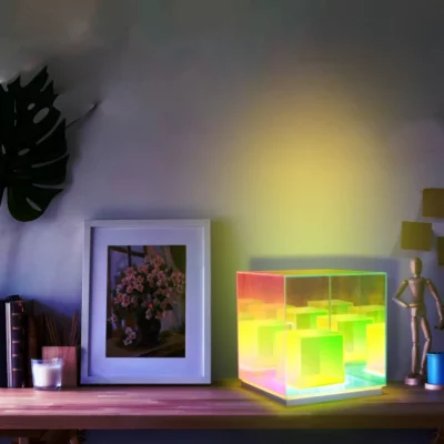 Magic Chamber Cube Table Lamp