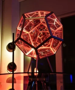 Color-Changing Infinite Dodecahedron Light