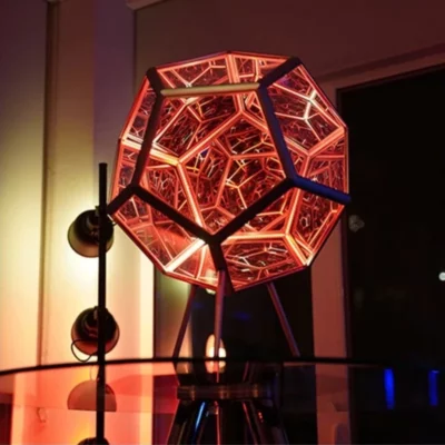 Color-Changing Infinite Dodecahedron Light