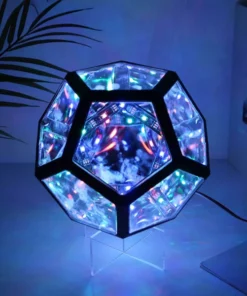 Color-Changing Infinite Dodecahedron Light