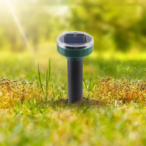 Solar Powered Mole Repeller