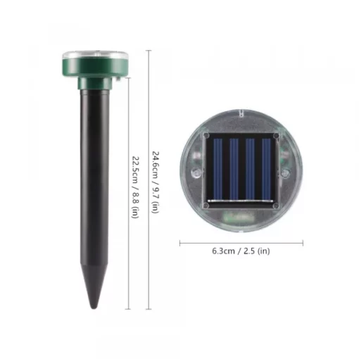 Solar Powered Mole Repeller