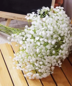 Realistic Gypsophila Bouquets for DIY Home Decor, Weddings & More (3 Bunches)