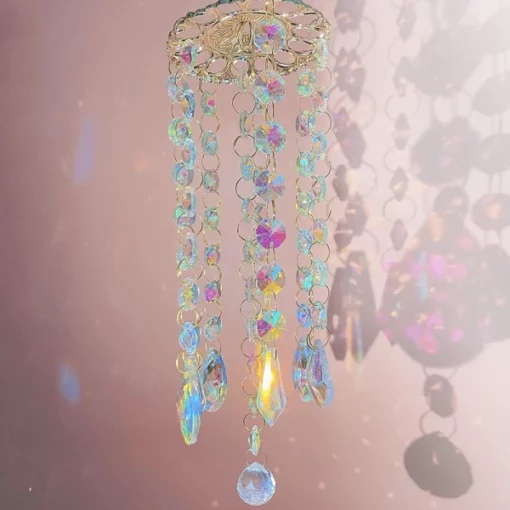 Aurora Crystal Wind Chimes