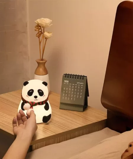 7 Color Baby Panda Night Light