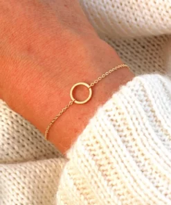 Adjustable Vintage Open Circle Bracelet