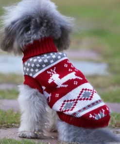 Adorable Dog Reindeer Costume For Christmas