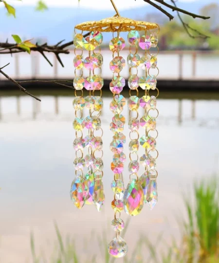 Aurora Crystal Wind Chimes