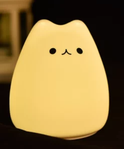 Color-Changing Cat Night Light Lamp