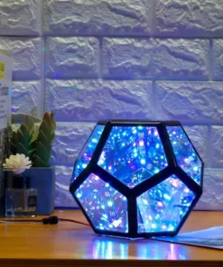 Color-Changing Infinite Dodecahedron Light