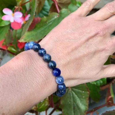 Healing Sodalite Bracelet Stone Jewelry