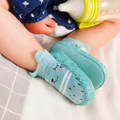 Lovable Soft Leather Sole Baby Shoes Socks For Infants & Toddlers