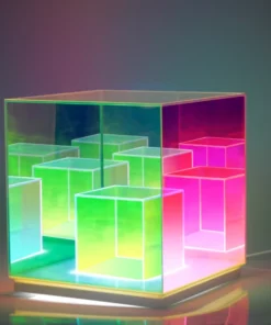 Magic Chamber Cube Table Lamp