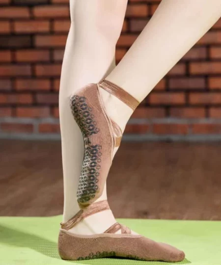 Non-Slip Ballerina Ballet Socks with Grips