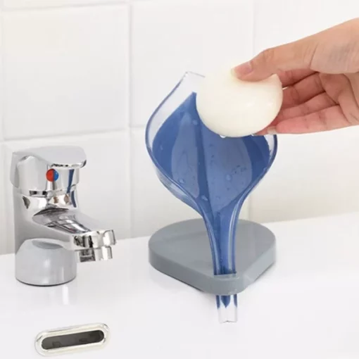 Self Draining Leaf Shape Soap Dish