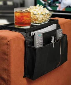 Sofa Armrest Tray With Organizer