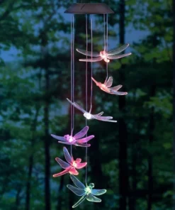 Solar Dragonfly Wind Chime