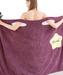 Wearable Bath Towel Robe