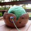 Wooden Yarn Bowl