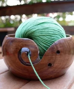 Wooden Yarn Bowl