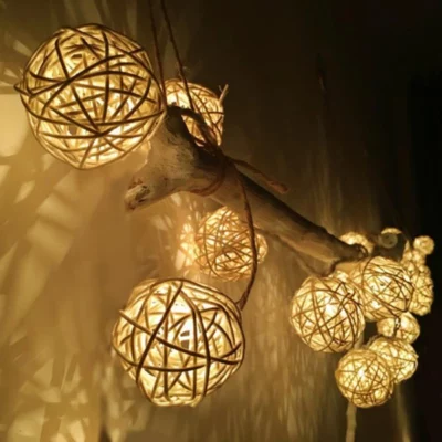 Gold Ball LED String