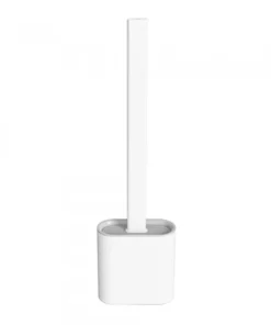 Revolutionary Flexible Silicone Toilet Brush With Holder