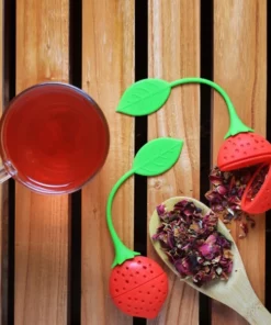 strawberry silicone tea infuser