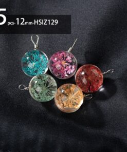 Hand-made Glass Flower Beads