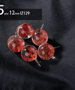 Hand-made Glass Flower Beads