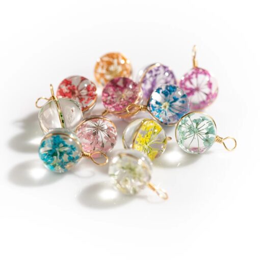 Hand-made Glass Flower Beads