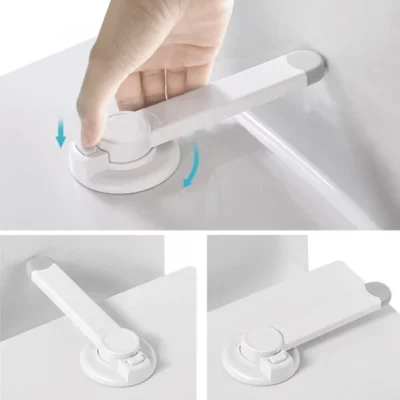 ABS + TPE Toilet Seat Lock For Inquisitive Toddlers