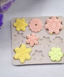 Snowflake Silicone Mold for Baking & Cake Decorating